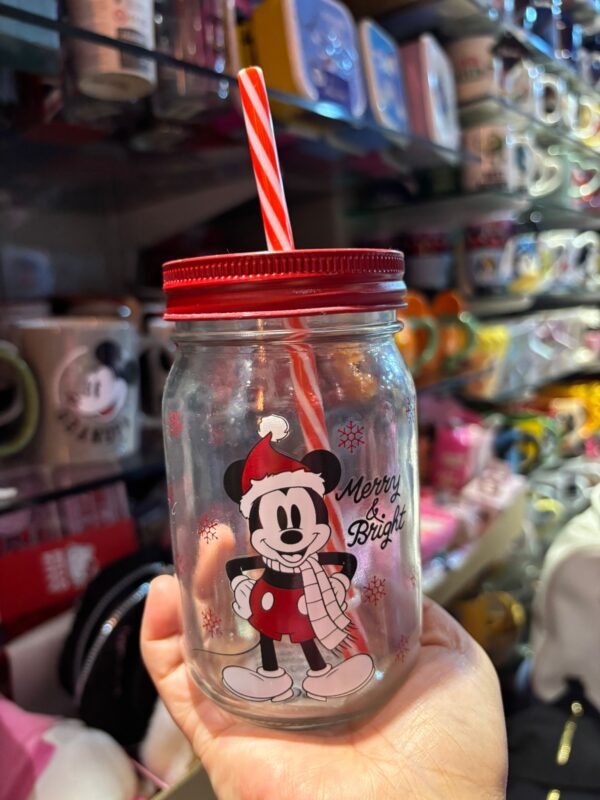 Mickey mouse bottle straw
