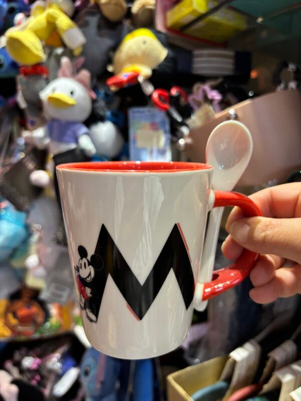 Mickey Mouse mug letter M