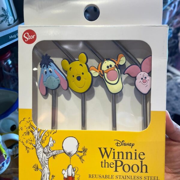 Winnie the pooh straw set