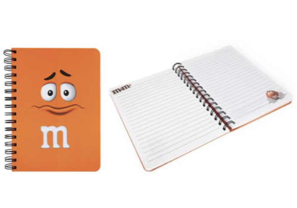 M&Ms notebook
