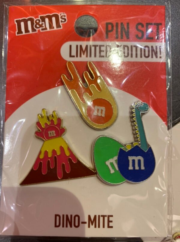 M&Ms pin set