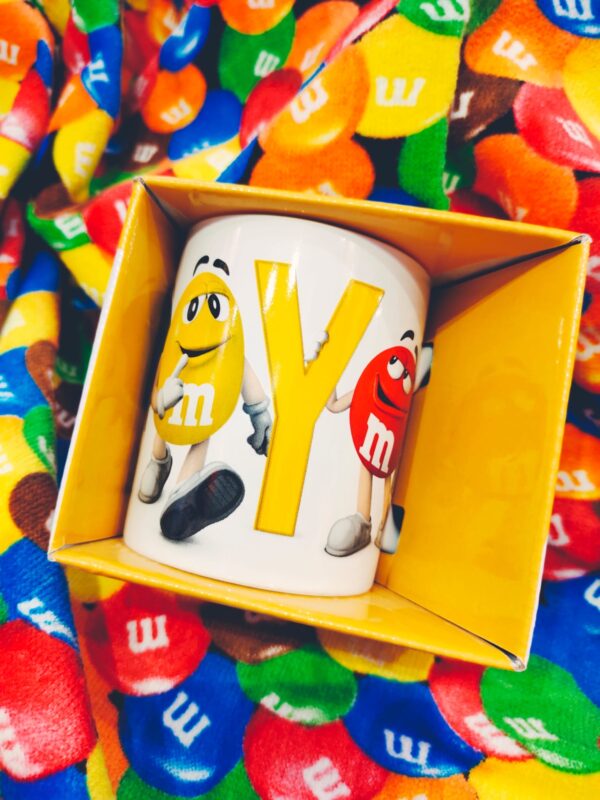 M&Ms mug letter Y