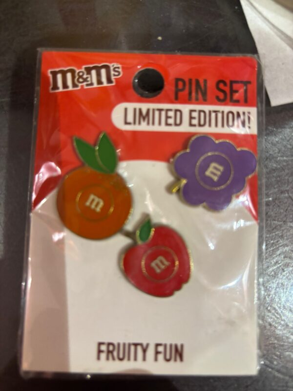 M&Ms pin set