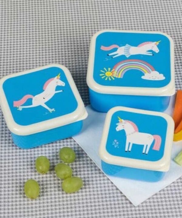 Unicorn lunch box set