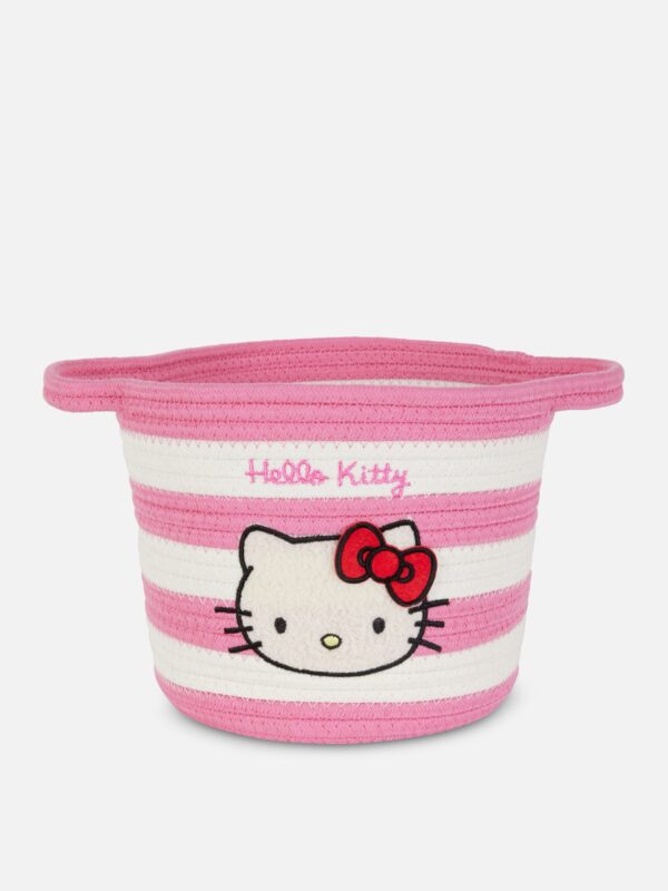 Hello kitty basket storage